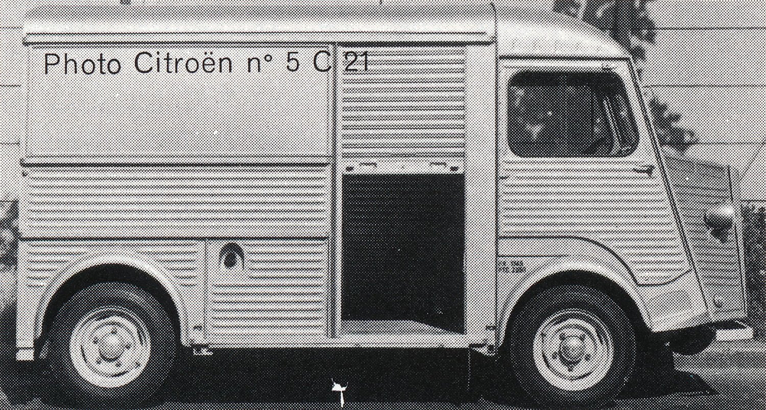 Citroën HY 1967 – New petrol engine – "zone bleu" version