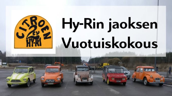 hyrin-vuotuinen Hy-Rin vuotuiskokous