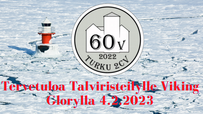 Talviristeilylle Viking Glorylla