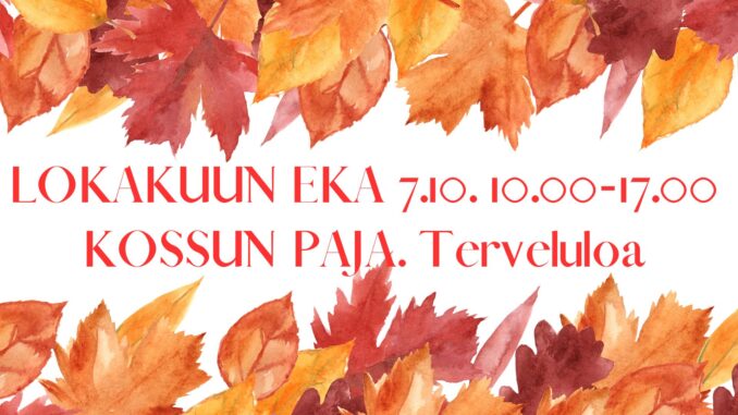 Lokakuun eka 2023