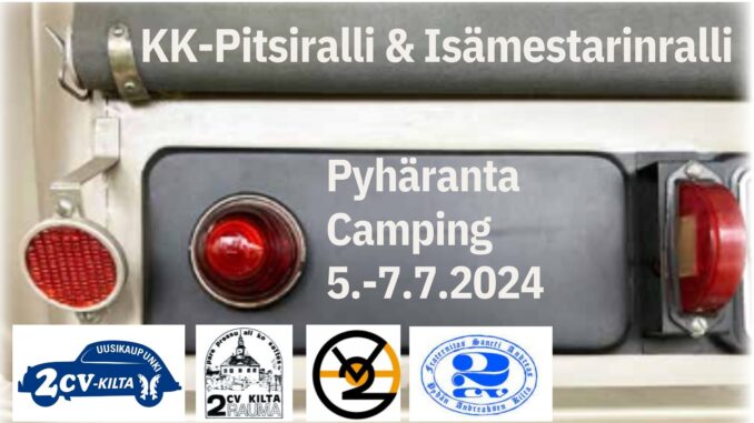 KK-pitsiralli ja Isämestarinralli 2024 kuvitus